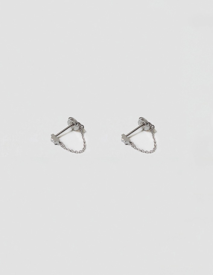 [ STEP ] chain earring / tiny